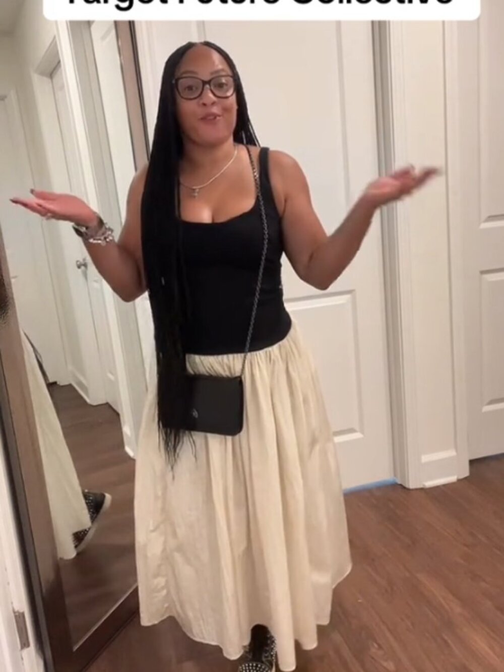 Future Collective by Target Maxi Dress Black and White — Size XL
